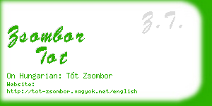 zsombor tot business card
